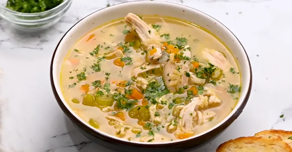 demos chicken and rice soup recipe